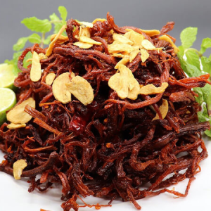 khô bò cháy tỏi