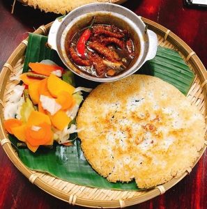 cơm cháy kho quẹt hà nội làm tại nhà