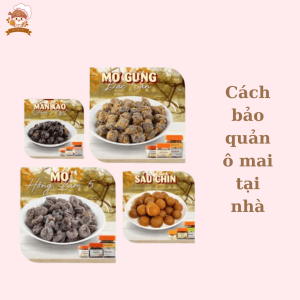 cách bảo quản ô mai