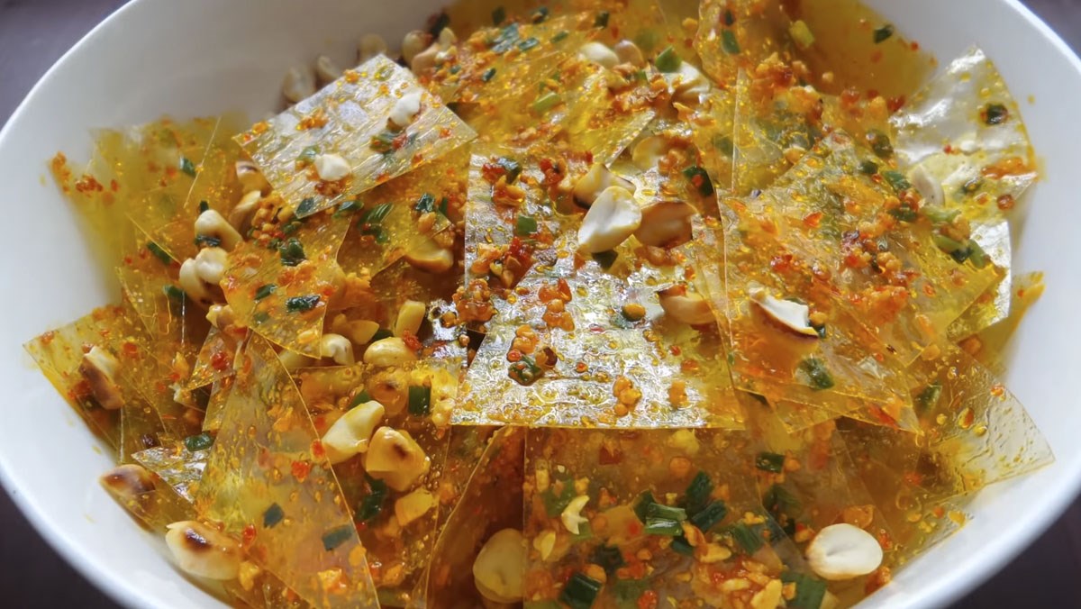 bánh tráng sa tế ngon cay